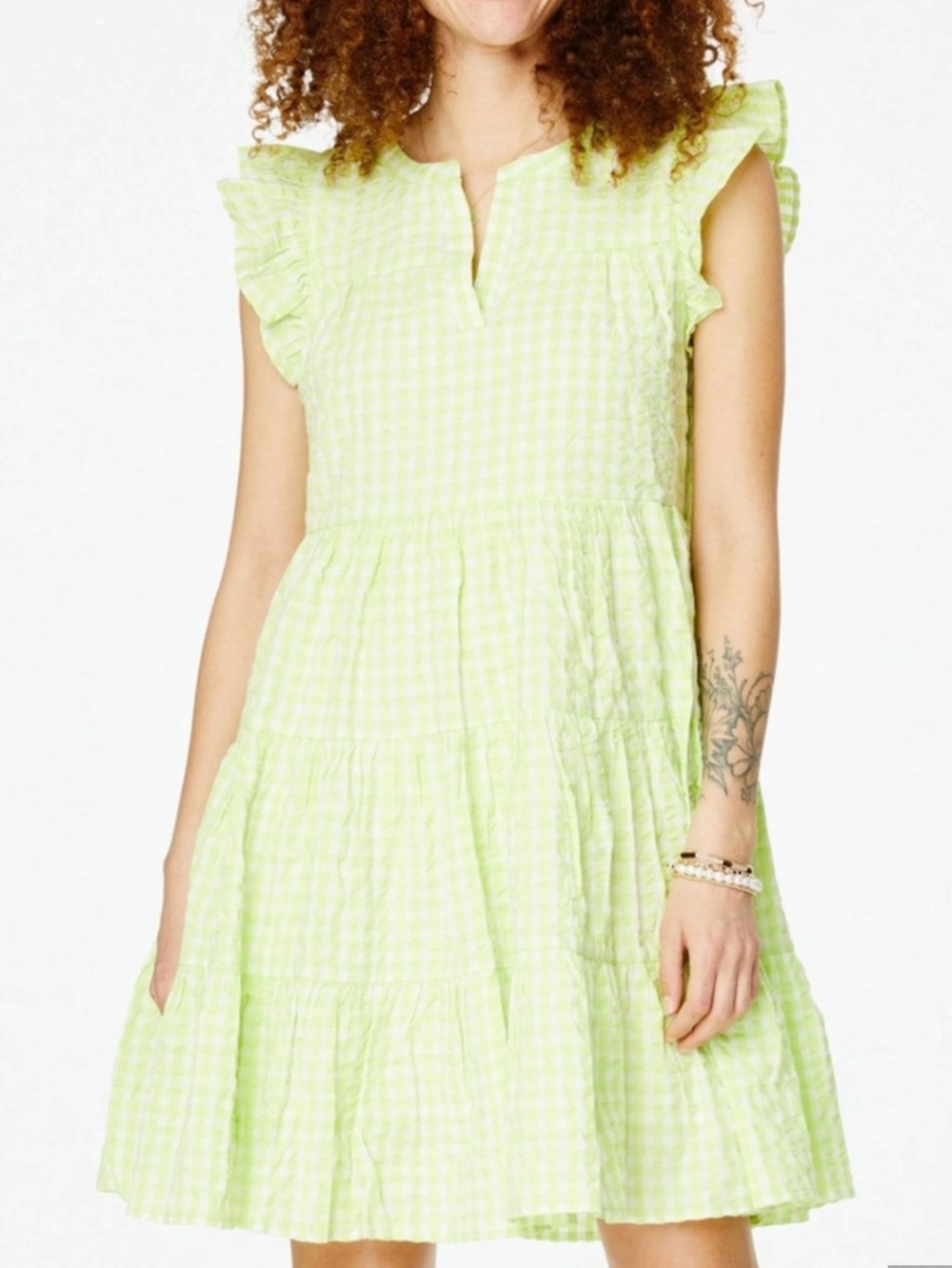 Roller Rabbit Pippa Gingham Sun dress sz large